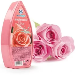 SET 12 DEODORANTI GEL PROFUMO AMBIENTE ASSORBI ODORI FRAGRANZA ROSA