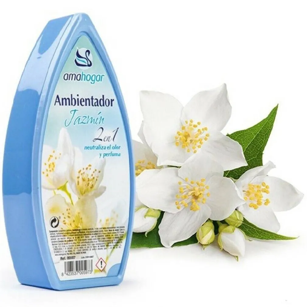 SET 12 DEODORANTI GEL PROFUMO AMBIENTE ASSORBI ODORI FRAGRANZA GELSOMINO