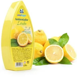 SET 12 DEODORANTI GEL PROFUMO AMBIENTE ASSORBI ODORI FRAGRANZA LIMONE