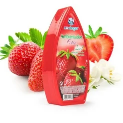 SET 12 DEODORANTI GEL PROFUMO AMBIENTE ASSORBI ODORI FRAGRANZA FRAGOLA