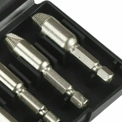 SET 5 ESTRATTORI ESTRATTORE VITI DANNEGGIATE SPANATE PRIGIONIERI PER TRAPANO