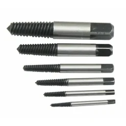 SET 6 ESTRATTORI PER VITI BULLONI ROVINATE SPEZZATE PRIGIONIERI VITI SPEZZATI