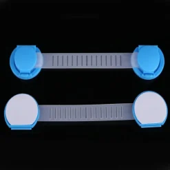 SET 5 FASCETTE CHIUSURE PER MOBILI CASSETTI FRIGO SICUREZZA PROTEZIONE BAMBINI