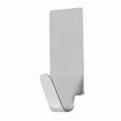 SET 6 GANCI APPENDINI ADESIVI PARETE CUCINA BAGNO ATTACCAPANNI RETTANGOLARI 59665