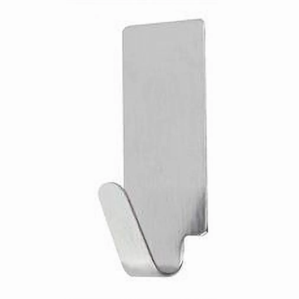 SET 6 GANCI APPENDINI ADESIVI PARETE CUCINA BAGNO ATTACCAPANNI RETTANGOLARI 59665