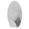 SET 4 GANCI APPENDINI ADESIVI PARETE CASA CUCINA BAGNO ATTACCAPANNI OVALI 59662