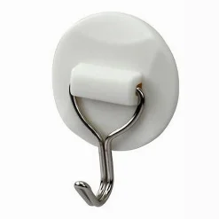 SET 3 GANCI APPENDINI ADESIVI PARETE CASA CUCINA BAGNO ATTACCAPANNI TONDI 79343