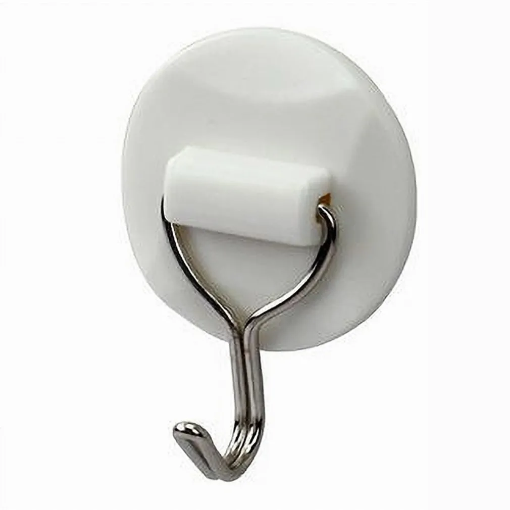 SET 3 GANCI APPENDINI ADESIVI PARETE CASA CUCINA BAGNO ATTACCAPANNI TONDI 79343