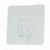 SET 3 GANCI APPENDINO ADESIVI PARETE CUCINA BAGNO ATTACCAPANNI TRASPARENTE 87760
