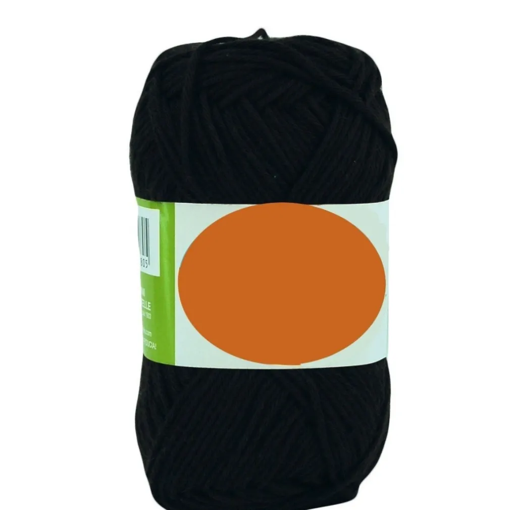 SET 4 GOMITOLI GOMITOLO NERO LANA FILATI TINTA UNITA 45G CIRCO 49 M FERRI 2/3