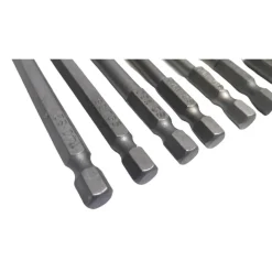 SET 11 INSERTI DA T6 A T40 100MM CACCIAVITI TORX PER AVVITATORE ESAGONALE 1/4