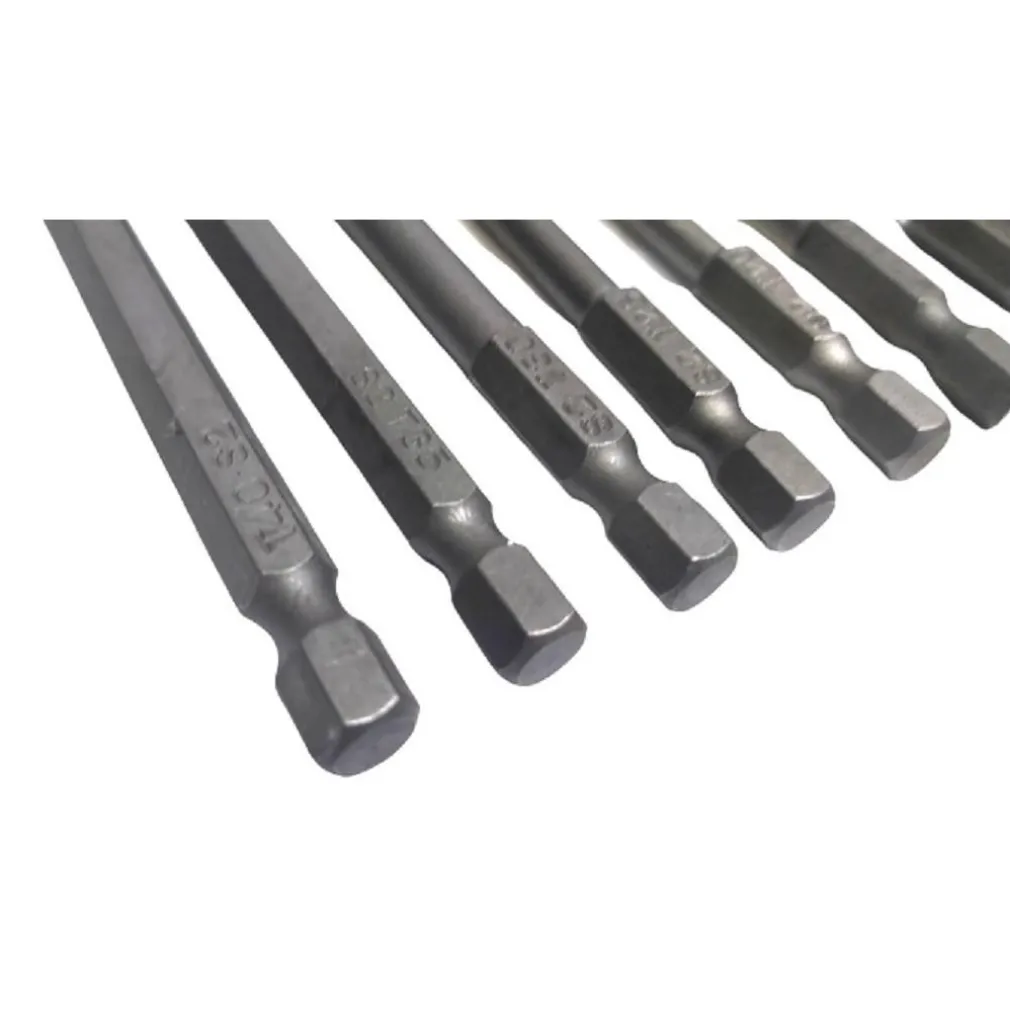 SET 11 INSERTI DA T6 A T40 100MM CACCIAVITI TORX PER AVVITATORE ESAGONALE 1/4"