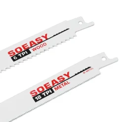 SET 10 LAME PER LEGNO E METALLO PER SEGA SEGHETTO ELETTRICA ALTERNATIVO 6