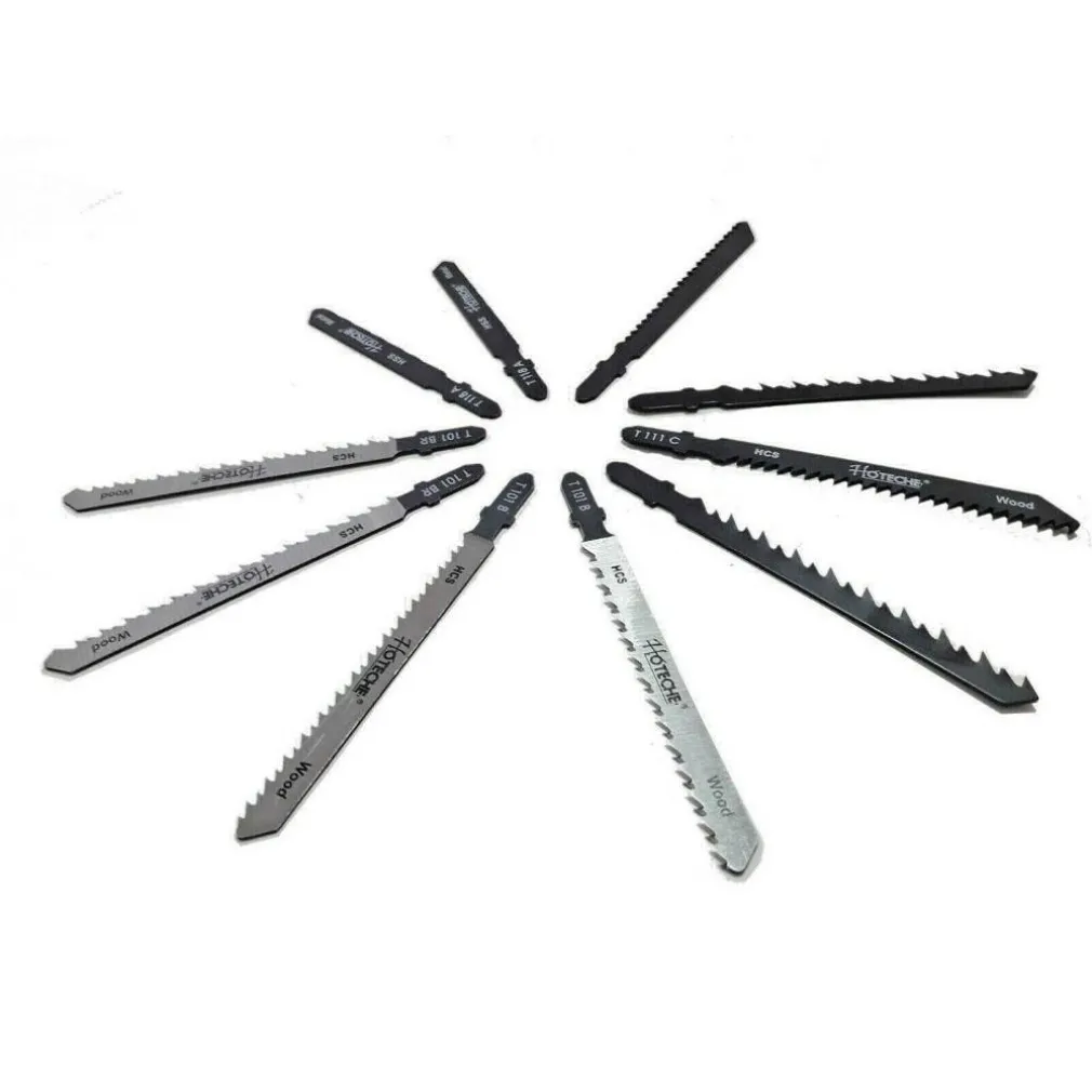 SET 10 LAME PER SEGHETTO ALTERNATIVO LEGNO METALLO HCS PVC 75 100MM ART.621001