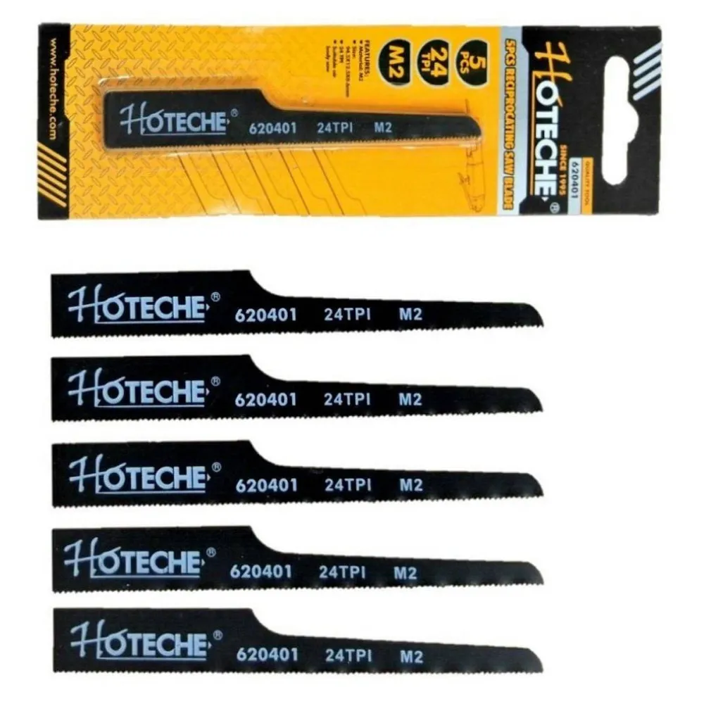 SET 5 LAME RICAMBIO PER SEGHETTO ALTERNATIVO AD ARIA COMPRESSA PNEUMATICO 620401