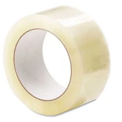 SET 6 NASTRI ADESIVI 50 MM X 66 MT CON ETICHETTA NASTRO IMBALLAGGIO TRASPARENTE