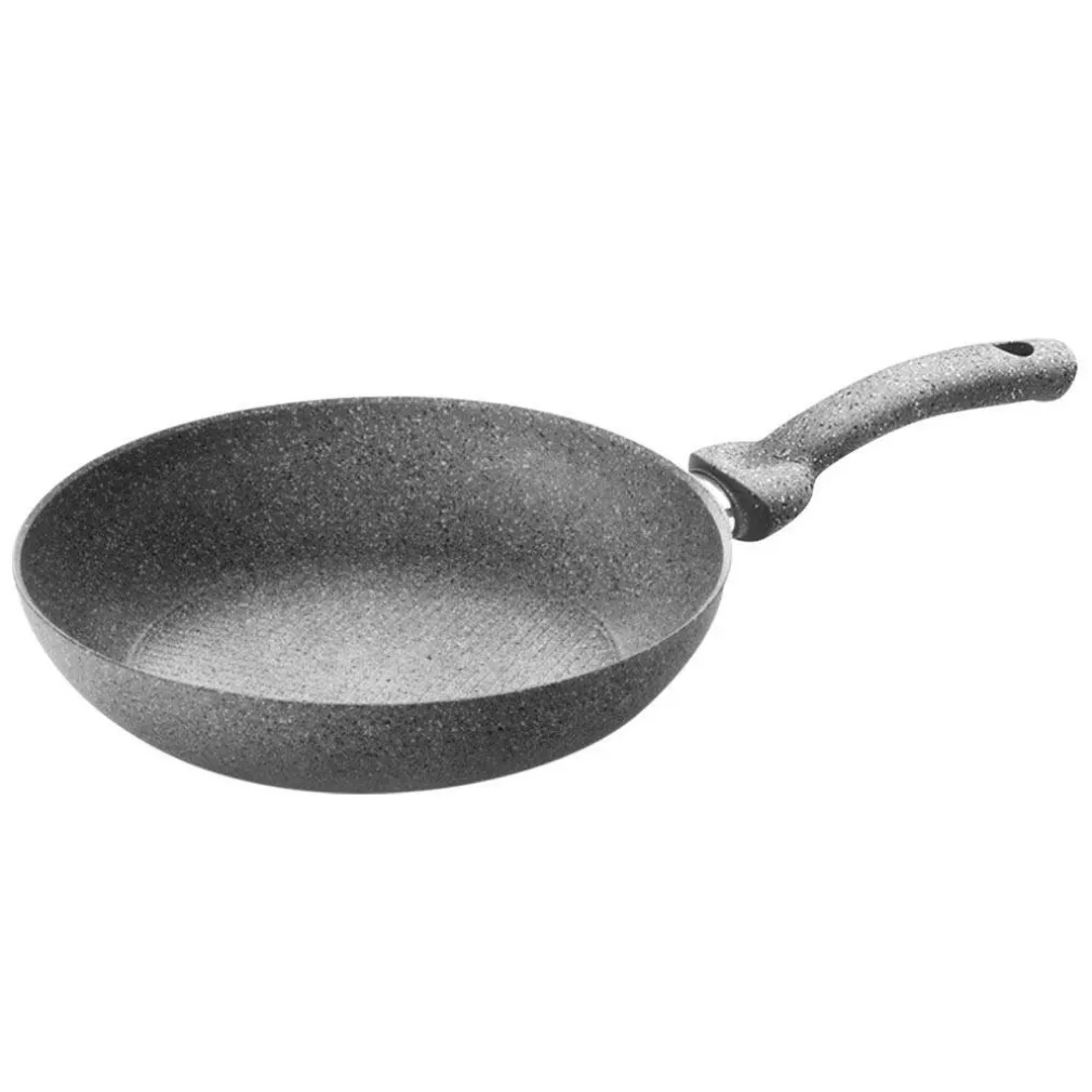 SET 3 PADELLE IN PIETRA ANTIADERENTI REGINA DI PIETRA DIAMETRO 22 - 26 - 30 CM