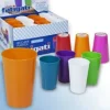 SET 12 PEZZI BICCHIERI IN PLASTICA RIGIDA COLORI ASSORTITI 200 ML
