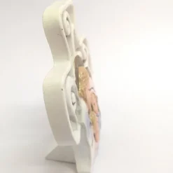 SET 12 PEZZI BOMBONIERA BOMBONIERE CROCEFISSO GIUSEPPE MADONNA BAMBINO CERAMICA