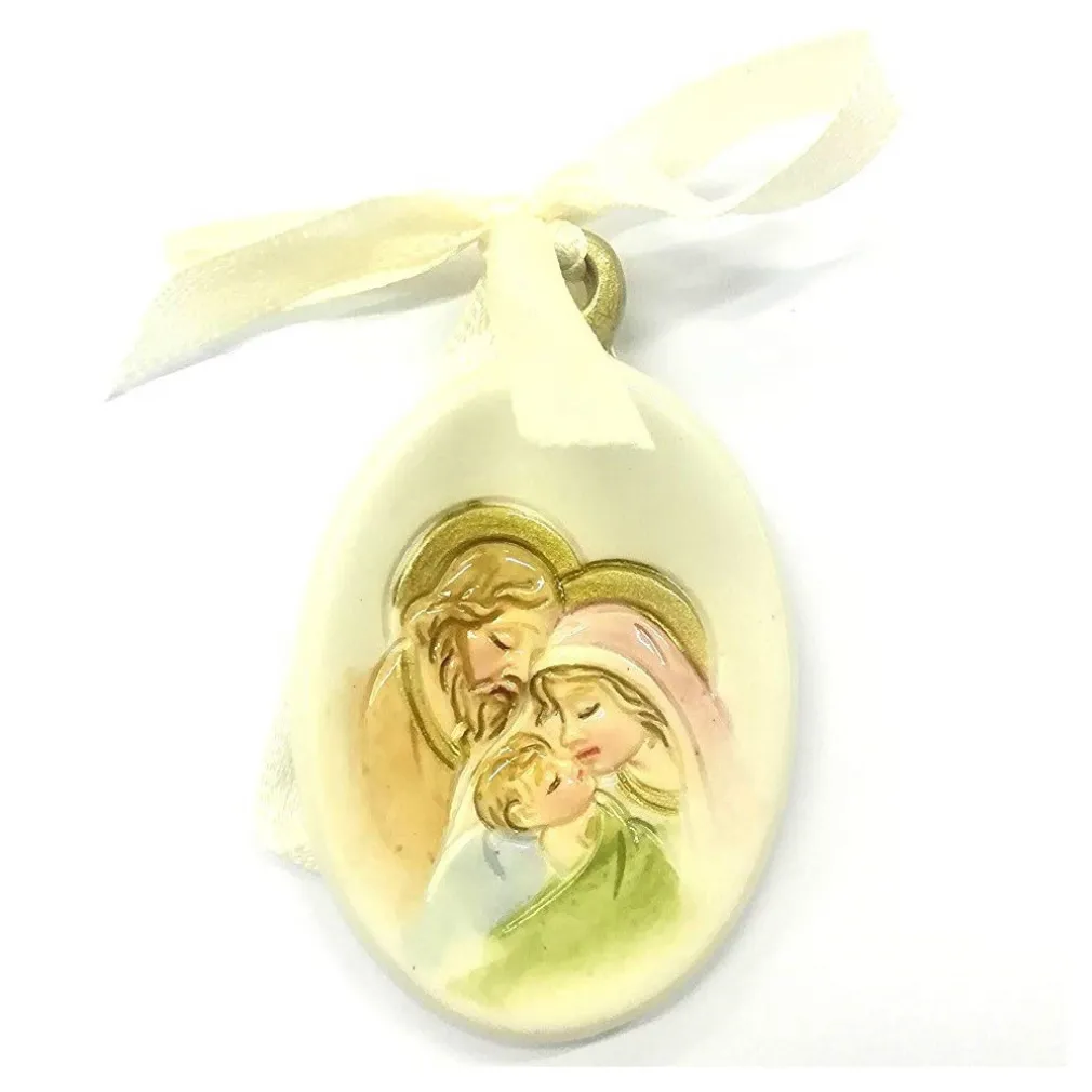 SET 12 PEZZI BOMBONIERA BOMBONIERE 5X3.5CM TRINITÀ MARIA GIUSEPPE APPENDINO