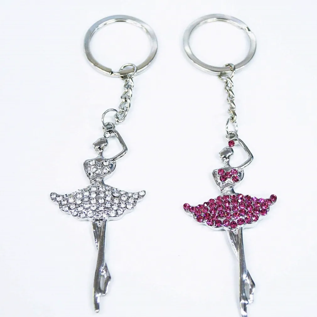 SET 12 PEZZI BOMBONIERA BOMBONIERE BALLERINA GLITTER CC39852 PORTACHIAVI