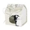 SET 12 PEZZI BOMBONIERA BOMBONIERE SCATOLINA CASETTA MATRIMONIO SPOSI CONFETTI