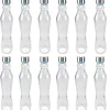 SET 12 PEZZI BOTTIGLIA IN VETRO CON TAPPO ACCIAIO 500ML ACQUA BEVANDE