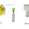 SET 12 PEZZI BOTTIGLIE BOTTIGLINE VETRO OLIO ACETO CON TAPPO COLORATO 300ML IDEA