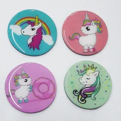 SET 6 PEZZI CALAMITA CALAMITE UNICORNO UNICORNI MAGNETE FRIGO BOMBONIERA FESTA