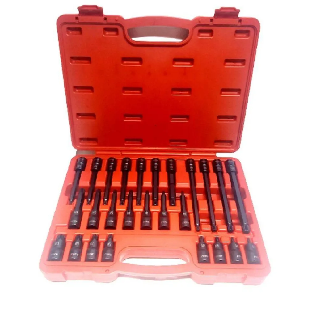 SET 26 PEZZI CHIAVI A BUSSOLA INSERTI MILLERIGHE XZN 1/2" DA M5 A M16 FS-43614