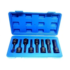 SET 8 PEZZI CHIAVI BUSSOLE TORX ATTACCO 1/2