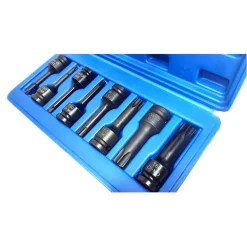 SET 8 PEZZI CHIAVI BUSSOLE TORX ATTACCO 1/2