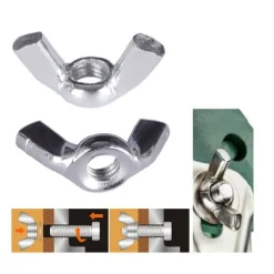 SET 12 PEZZI DADI DI SERRAGGIO DADO CON ALETTE FILETTATURA M5 FISSAGGIO 93327