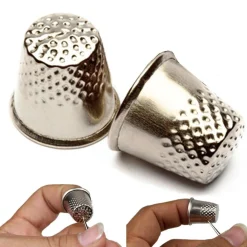 SET 3 PEZZI DITALI PER SARTO DITALE SARTORIA CUCITO SARTO RICAMO PROTEZIONE AGHI