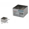 SET 12 PEZZI FORMINA STAMPI PER DOLCI TORTE BISCOTTI QUADRATI 6 X 4 CM 60410