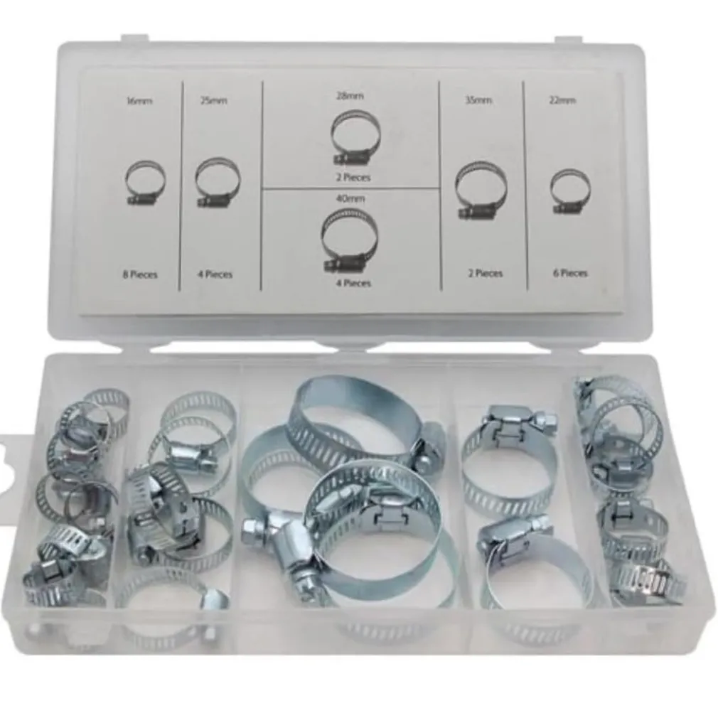 SET 26 PEZZI KIT FASCETTE STRINGITUBO CON CHIUSURA ASIMMETRICA 16-40MM ASSORTITE