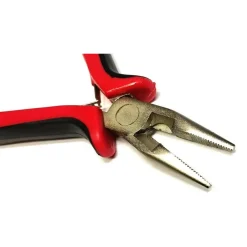 SET 3 PEZZI MINI PINZE PINZETTE DI PRECISIONE 125 MM PER ELETTRONICA BRICOLAGE