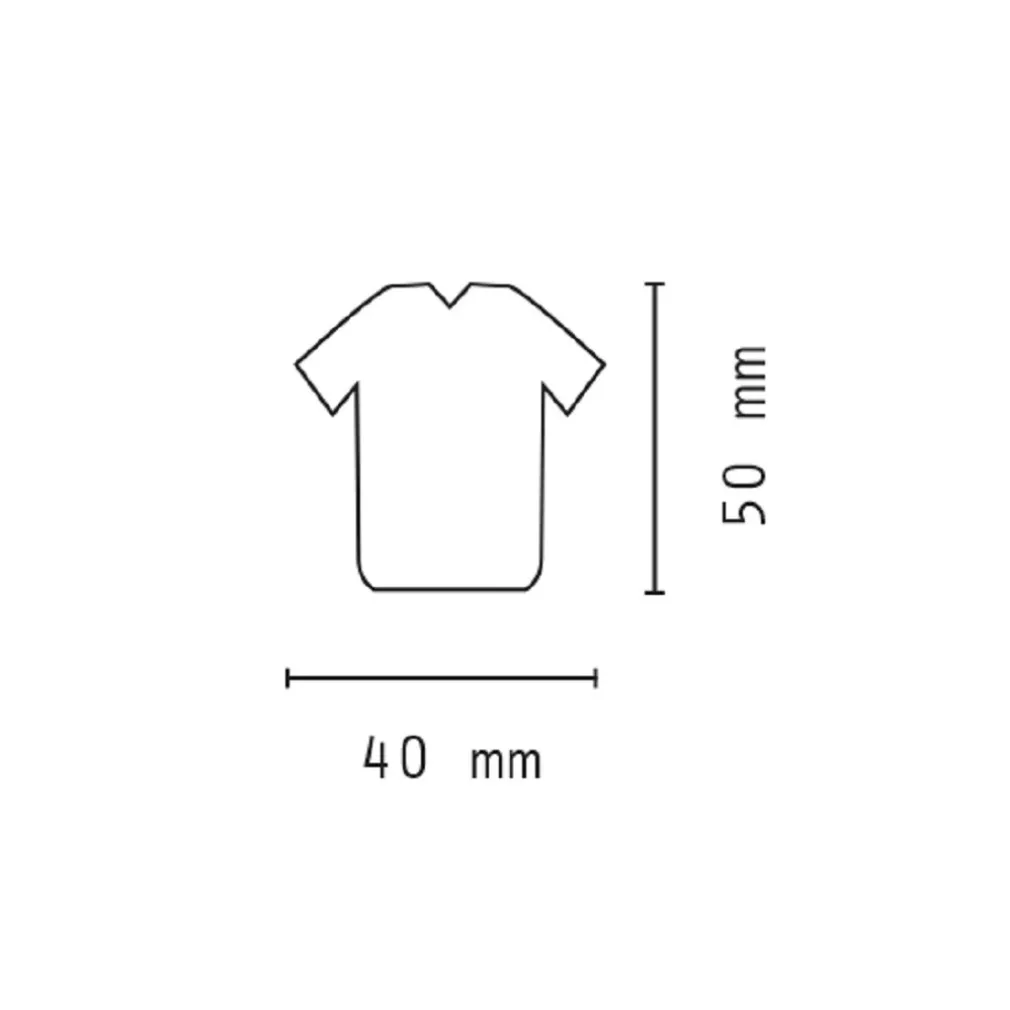 SET 4 PEZZI MINI TORCIA LED PORTACHIAVI A FORMA DI MAGLIETTA DA CALCIO DT-2141