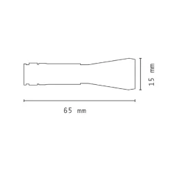SET 4 PEZZI MINI TORCIA LED PORTACHIAVI TASCABILE RESISTENTE PORTATILE DT-2139