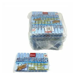 SET 120 PEZZI MOLLETTE PINZE BUCATO PANNI PLASTICA EXTRAFORTE AZZURRE BIANCHERIA