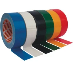 SET 6 PEZZI NASTRO TELATO AMERICANO ADESIVO 50MM X 12MT ISOLANTE PER RIPARAZIONI