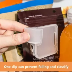 SET 4 PEZZI ORGANIZZATORI DIVISORI SCOMPARTI IN PLASTICA PER FRIGORIFERO CUCINA