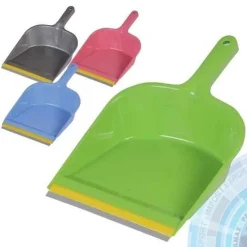 SET 12 PEZZI PALETTA PALA PER SCOPA POLVERE PLASTICA COLORATE 31X23CM