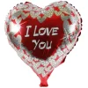 SET 4 PEZZI PALLONCINI CUORI I LOVE YOU GONFIABILI ADDOBBI SAN VALENTINO FESTA