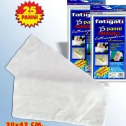 SET 36 PEZZI PANNO ANTISTATICO CATTURA POLVERE 20X42CM LUCIDA PULISCE CASA