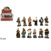 SET 12 PEZZI PASTORI STATUINE PRESEPE ASSORTITI PRESEPIO DI NATALE ALTEZZA 9 CM