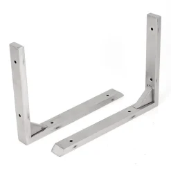 SET 2 PEZZI REGGIMENSOLA SUPPORTO STAFFA REGGI MENSOLA IN ACCIAIO MISURA 6"