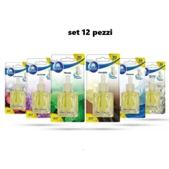 SET 12 PEZZI RICARICA DEODORANTE COMPATIBILE AMBI PUR 20ML VARIE FRAGRANZE