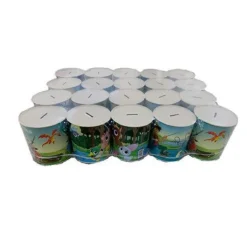 SET 20 PEZZI SALVADANAI IN LATTA PORTA MONETE BANCONOTE SOLDI 11.5 X 12CM 560019