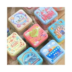 SET 2 PEZZI SCATOLE 6X6X4.5CM MINI BARATTOLO BOMBONIERA BOMBONIERE CONFETTI